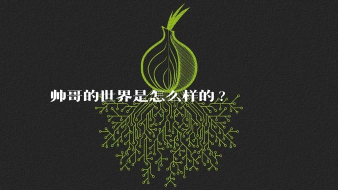 帅哥的世界是怎么样的?