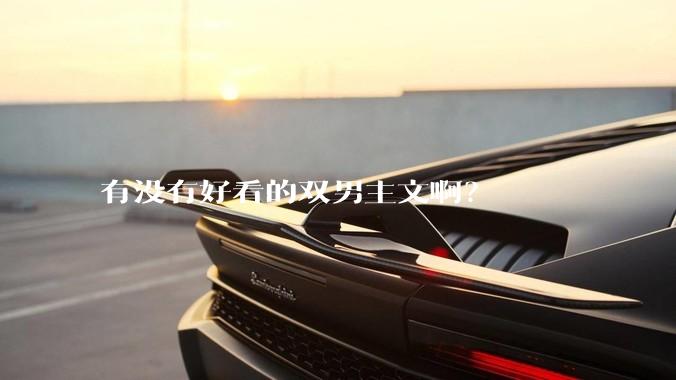 有没有好看的双男主文啊？